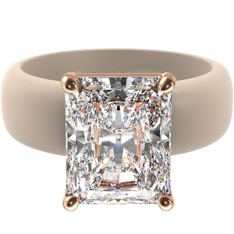 🔥Buy 1 Get 1 Free🔥LOVILDS Silicone Ring – Emerald Cut CZ | Patent-Pending Design